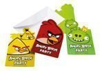 Zaproszenia z kopertami Angry Birds 6szt./op.