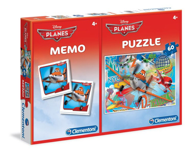 Puzzlei Memo Planes- 60 elementow.